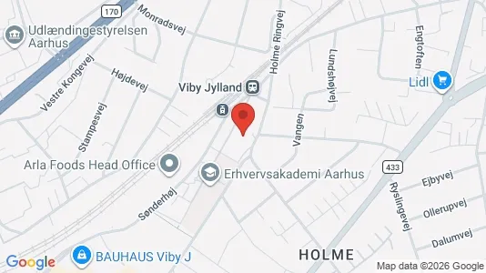 Kontorlokaler til leje i Viby J - kort over placeringen