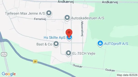 Lagerlokaler til leje i Vejle Centrum - Foto fra Google Street View
