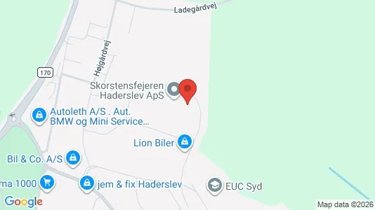 Kontorfællesskaber til leje i Haderslev - Foto fra Google Street View