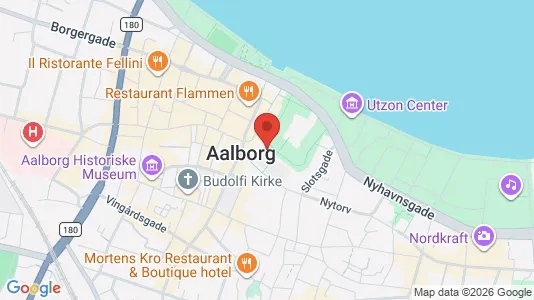 Boligudlejningsejendomme til salg i Aalborg Centrum - kort over placeringen