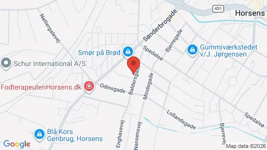 Kontorlokaler til leje i Horsens - Foto fra Google Street View