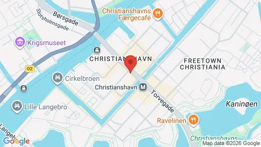 Boligudlejningsejendomme til salg i København K - kort over placeringen