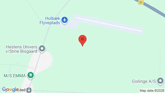 Lagerlokaler til leje i Gislinge - kort over placeringen