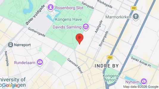 Kontorlokaler til leje i København K - kort over placeringen