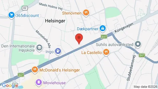 Værkstedslokaler til leje i Helsingør - Foto fra Google Street View