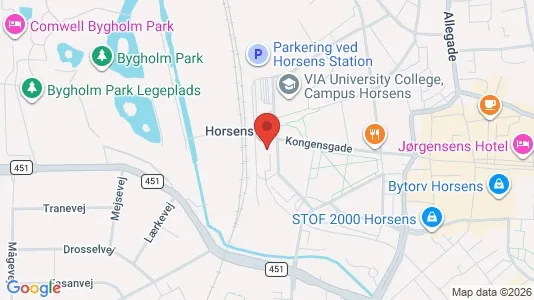 Kontorlokaler til leje i Horsens - Foto fra Google Street View