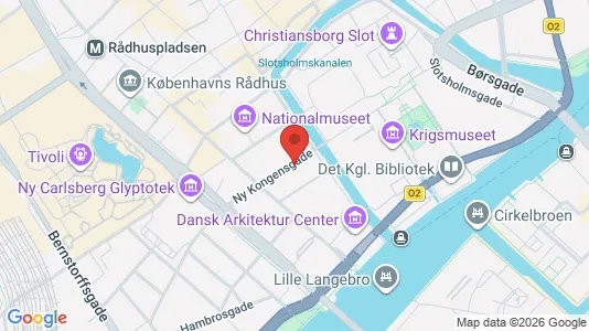 Erhvervslejemål til leje i København K - kort over placeringen