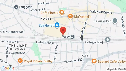 Kontorlokaler til leje i Valby - Foto fra Google Street View