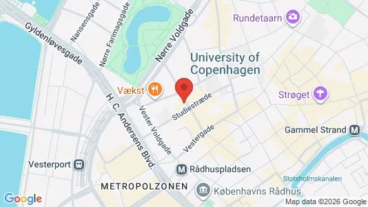 Erhvervslejemål til salg i København K - kort over placeringen
