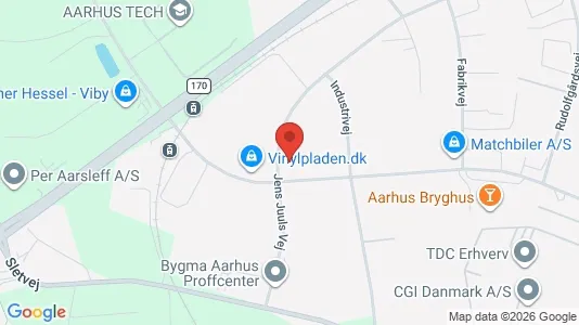 Lagerlokaler til leje i Viby J - Foto fra Google Street View