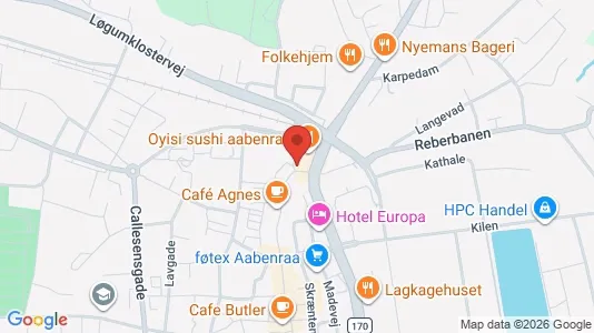 Erhvervslejemål til salg i Aabenraa - Foto fra Google Street View