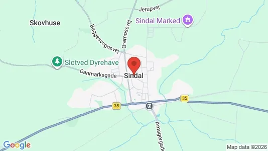 Erhvervslejemål til salg i Sindal - Foto fra Google Street View