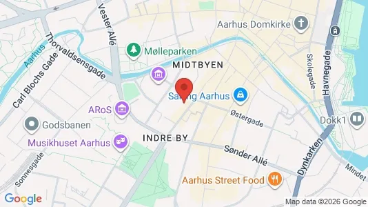Kontorlokaler til leje i Århus C - Foto fra Google Street View