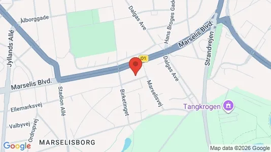 Kontorlokaler til leje i Århus C - Foto fra Google Street View
