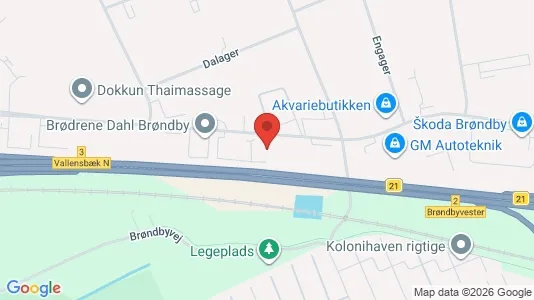 Erhvervslejemål til leje i Brøndby - Foto fra Google Street View