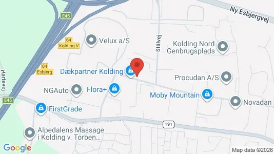 Lagerlokaler til leje i Kolding - Foto fra Google Street View