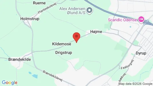Erhvervslejemål til leje i Odense SV - Foto fra Google Street View