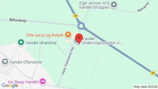 Værkstedslokaler til salg i Vandel - Foto fra Google Street View