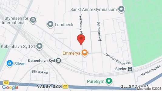 Erhvervslejemål til leje i Valby - Foto fra Google Street View