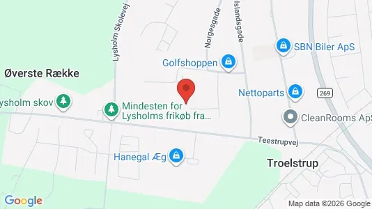 Boligudlejningsejendomme til salg i Haslev - Foto fra Google Street View
