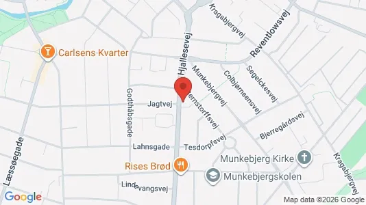 Erhvervslejemål til salg i Odense C - kort over placeringen