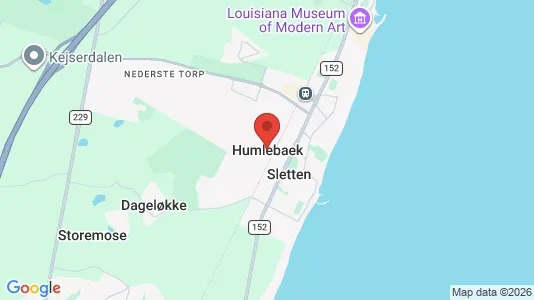 Erhvervslejemål til leje i Humlebæk - Foto fra Google Street View
