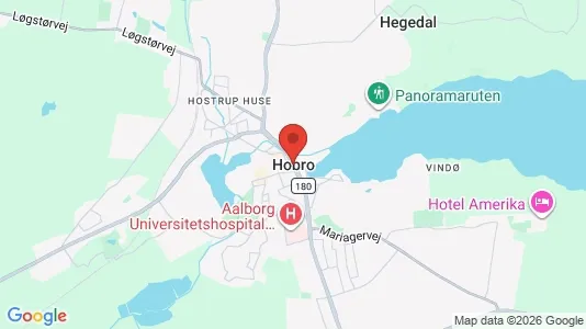 Erhvervslejemål til leje i Hobro - Foto fra Google Street View
