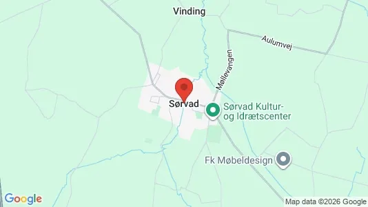 Erhvervslejemål til leje i Sørvad - Foto fra Google Street View