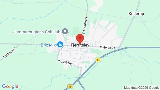 Erhvervslejemål til leje i Fjerritslev - Foto fra Google Street View