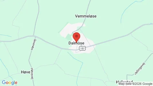 Erhvervslejemål til leje i Dalmose - kort over placeringen