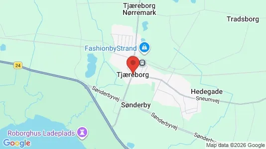 Erhvervslejemål til leje i Tjæreborg - Foto fra Google Street View