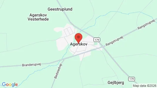 Erhvervslejemål til leje i Agerskov - Foto fra Google Street View