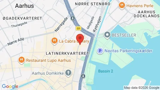 Kontorlokaler til leje i Århus C - Foto fra Google Street View