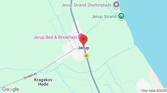 Erhvervslejemål til leje i Jerup - kort over placeringen