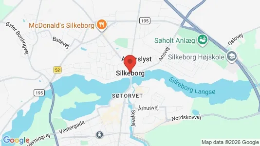 Erhvervslejemål til leje i Silkeborg - Foto fra Google Street View
