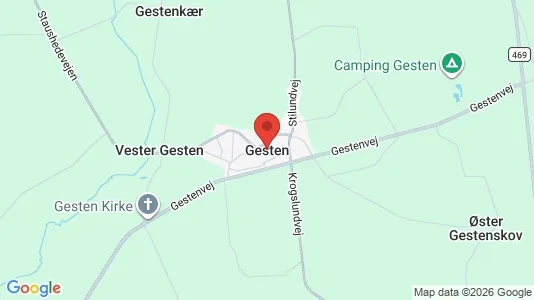 Erhvervslejemål til leje i Gesten - Foto fra Google Street View