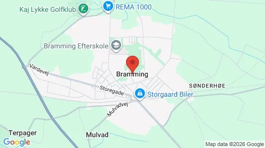 Erhvervslejemål til leje i Bramming - Foto fra Google Street View