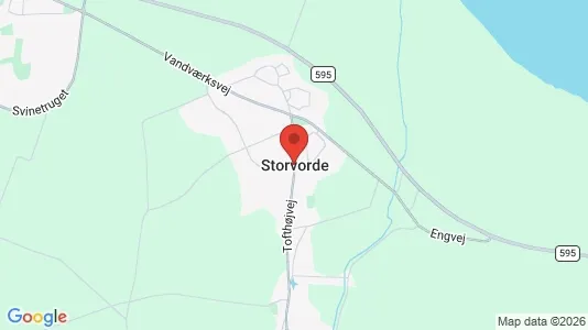 Erhvervslejemål til leje i Storvorde - Foto fra Google Street View
