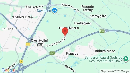 Erhvervslejemål til leje i Odense SØ - Foto fra Google Street View