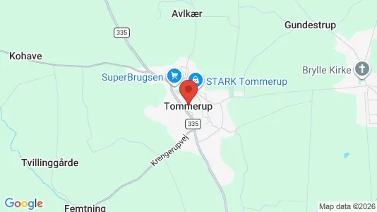 Erhvervslejemål til leje i Tommerup - Foto fra Google Street View