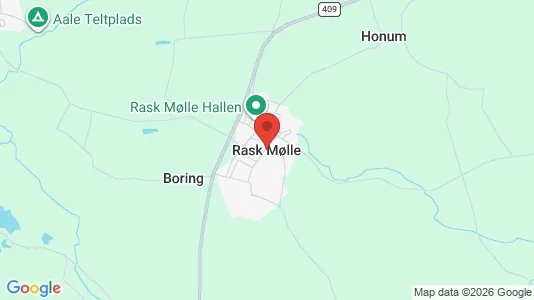 Erhvervslejemål til leje i Rask Mølle - Foto fra Google Street View