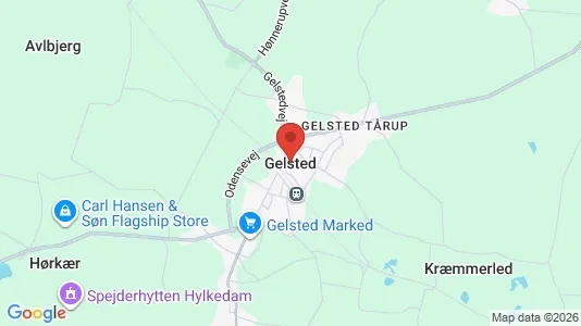 Erhvervslejemål til leje i Gelsted - Foto fra Google Street View