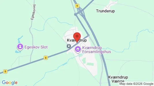 Erhvervslejemål til leje i Kværndrup - Foto fra Google Street View