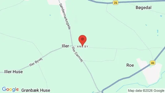 Erhvervslejemål til leje i Ans By - Foto fra Google Street View