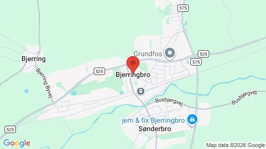 Erhvervslejemål til leje i Bjerringbro - Foto fra Google Street View