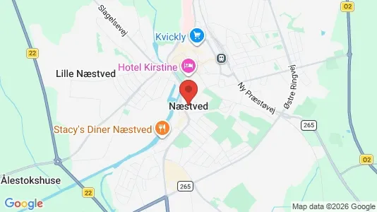 Erhvervslejemål til leje i Næstved - Foto fra Google Street View