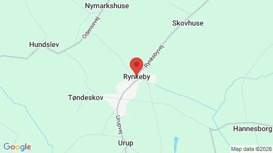 Erhvervslejemål til leje i Rynkeby - Foto fra Google Street View
