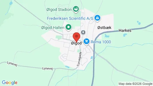Erhvervslejemål til leje i Ølgod - Foto fra Google Street View