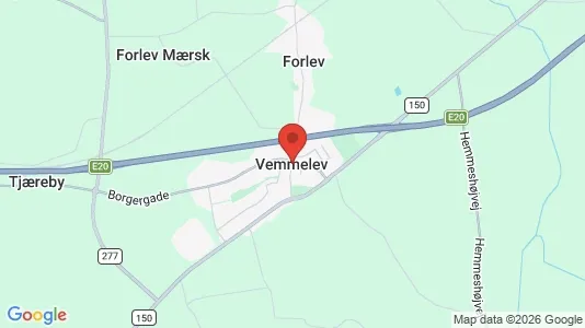Erhvervslejemål til leje i Vemmelev - Foto fra Google Street View