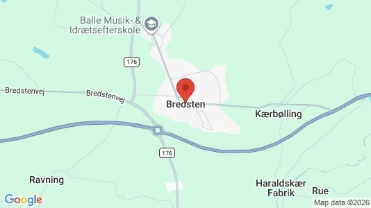 Erhvervslejemål til leje i Bredsten - Foto fra Google Street View